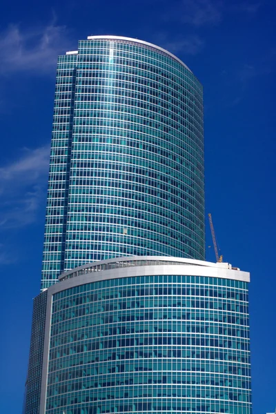 Edge of office building on sky background — Stock Photo, Image