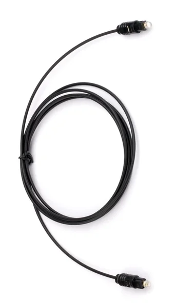 Kabel optik hitam — Stok Foto