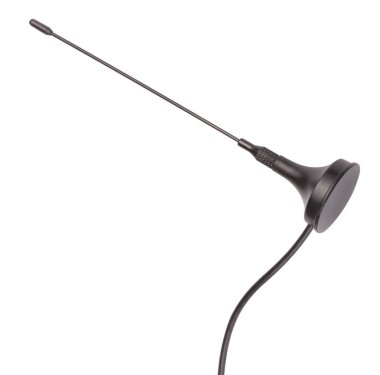 Siyah anten izole