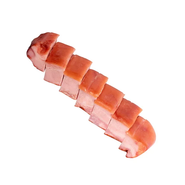 Разрезанный свиной бекон — стоковое фото
