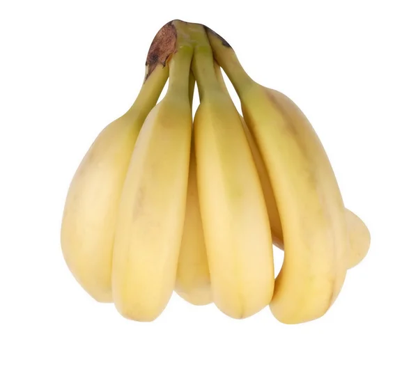Muchos plátano amarillento aislado —  Fotos de Stock