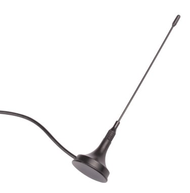 Siyah anten izole