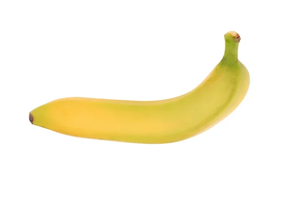 Gelbe Banane isoliert — Stockfoto