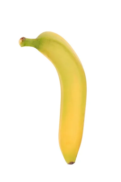 Gelbe Banane isoliert — Stockfoto