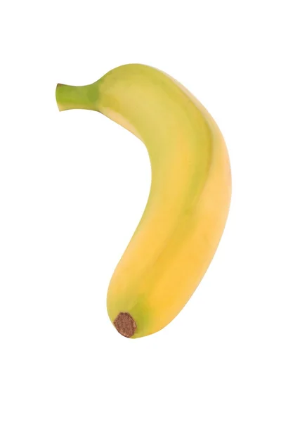 Gelbe Banane isoliert — Stockfoto