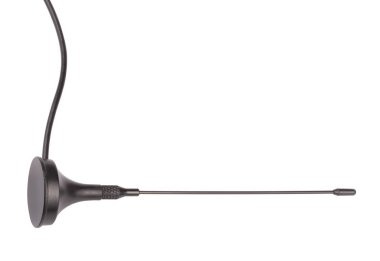 Siyah anten izole