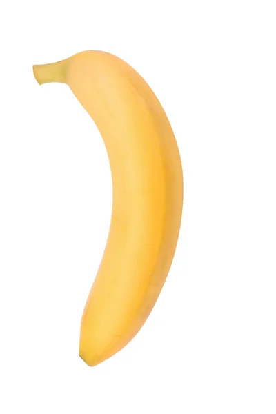 Banana amarela isolada — Fotografia de Stock