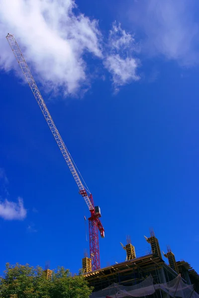 Crane Tower on Sky Background — Stock Photo, Image