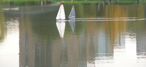 Sailer on water — Stock Photo, Image