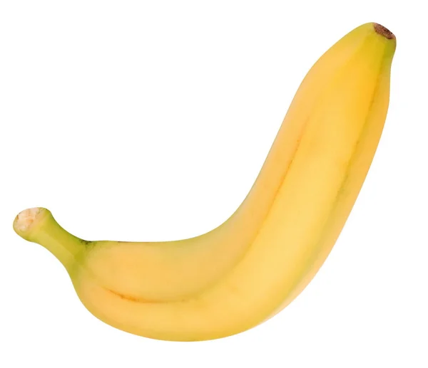 Żółty banan odizolowane w dzień — Zdjęcie stockowe