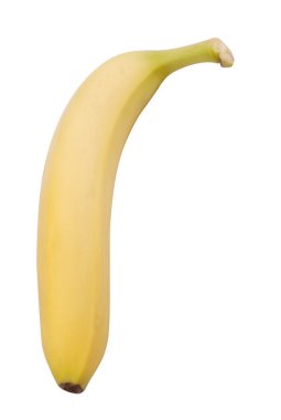 beyaz izole sarı muz