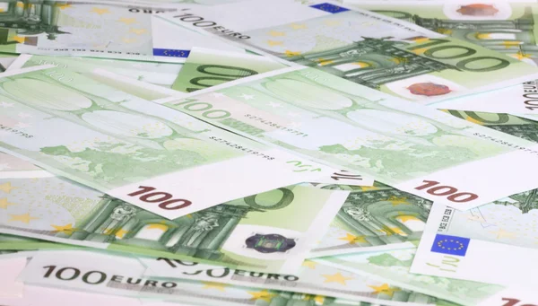 Europe euros banknote of hundreds — Stock Photo, Image