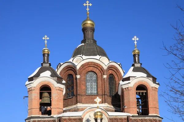 Chiesa durante il giorno invernale — Foto Stock