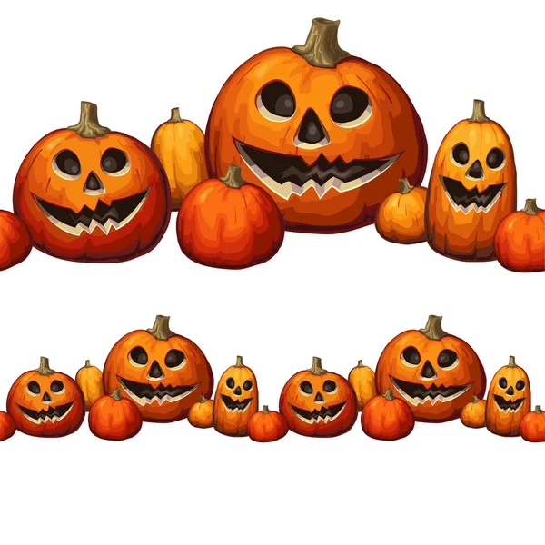 Halloween pumpkin . vector — Stock Vector