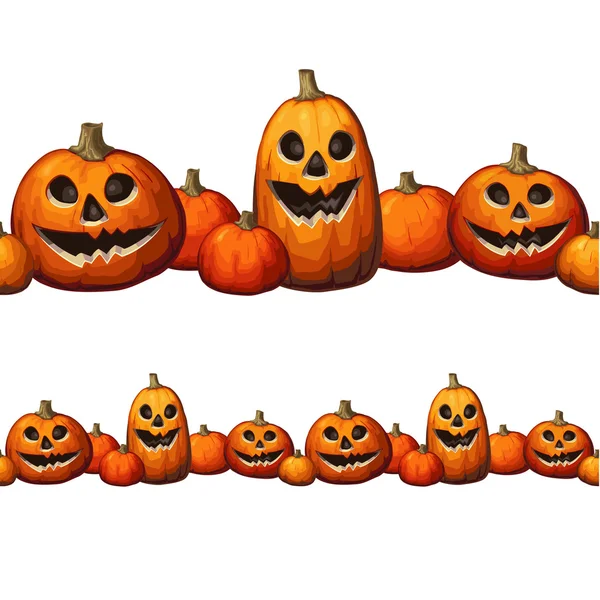 Calabaza de Halloween. vector — Archivo Imágenes Vectoriales