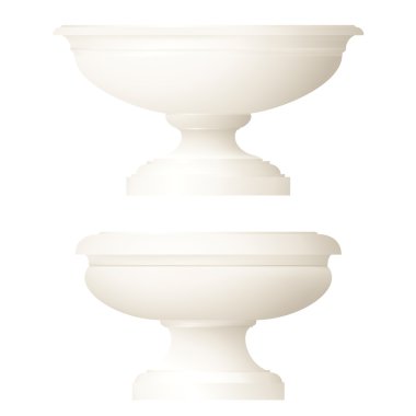 klasik tarzda dekoratif vazo