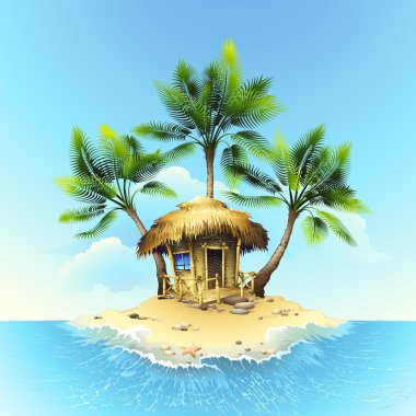 tropikal bungalov