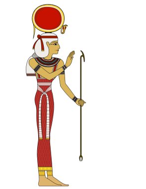 Isis, Antik Mısır Tanrı'nın izole şekil