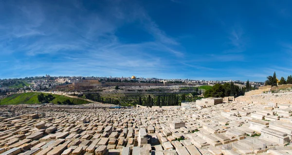 Herrliches panorama von jerusalem. — Stockfoto