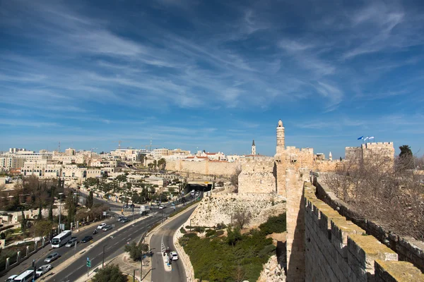 เมืองเก่าของเยรูซาเล็ม อิสราเอล — ภาพถ่ายสต็อก