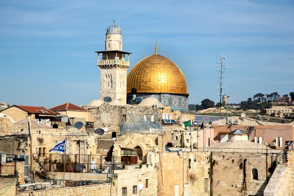 A velha cidade de Jerusalém Fotos De Bancos De Imagens