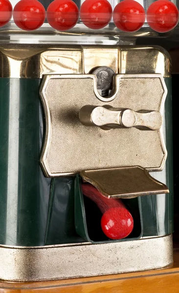 Gumball Machine and red gumball. — Stock Photo, Image