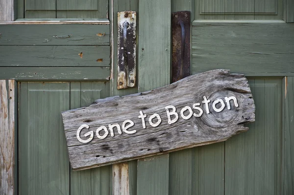 Boston'a gitti. — Stok fotoğraf