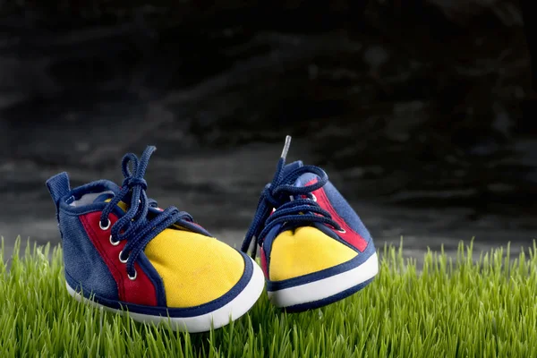 Little Kids Sneakers. — Stock Photo, Image