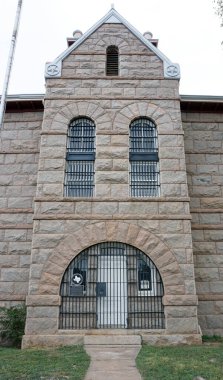 Liano, Teksas - 11 Kasım 2020 Eski Liano Eyaleti Red Top Hapishanesi.                              