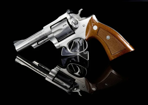 Даллас Техас Янв 2021 Револьвер Ruger 357 Magnum Принадлежащий Офицеру — стоковое фото