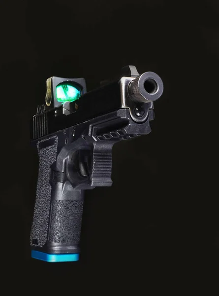 Pistola Con Mira Punto Verde — Foto de Stock