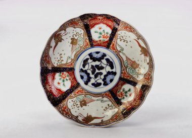  Antika Japonca Imari plaka.