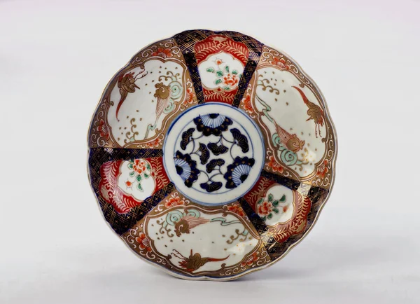 Античная Японская плита Имари . — стоковое фото