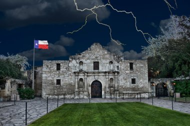 Alamo in San Antonio,Texas clipart