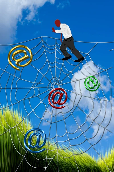 Escalada Spider Web . — Foto de Stock