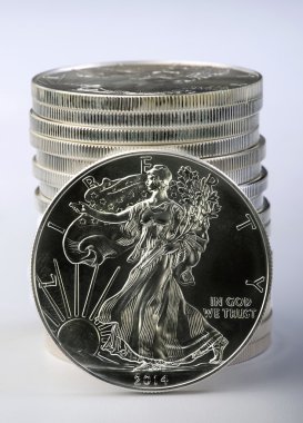 Gümüş eagle.