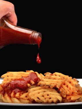 Waffle kızartması.