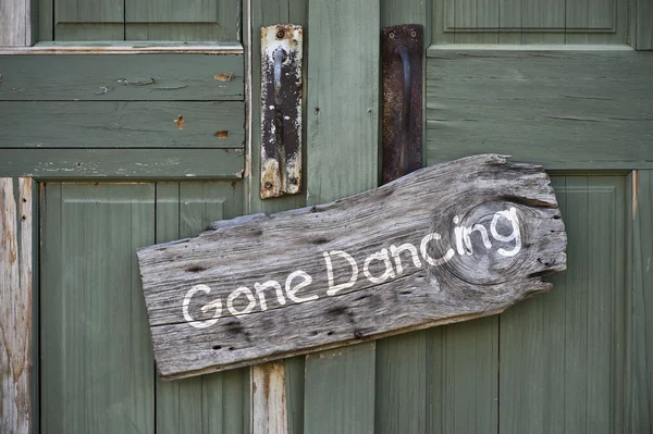 Gegaan dansen teken — Stockfoto