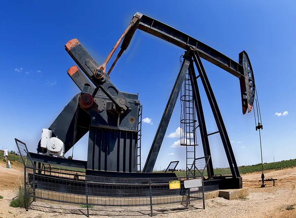 Bombeo de pozos petroleros Texas . — Foto de Stock