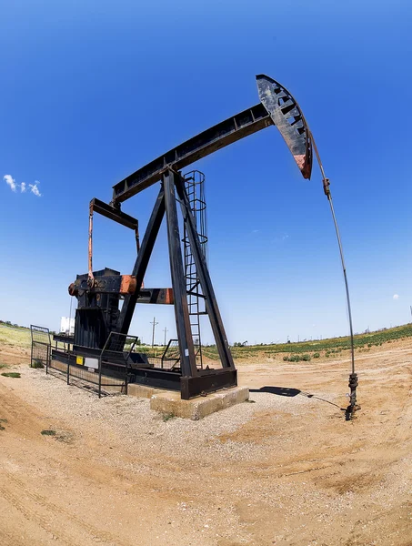 Texas oil well pumper. — Zdjęcie stockowe