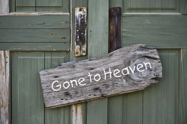 Poszedł do nieba. — Zdjęcie stockowe