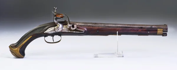 Pistolet à silex français antique . — Photo