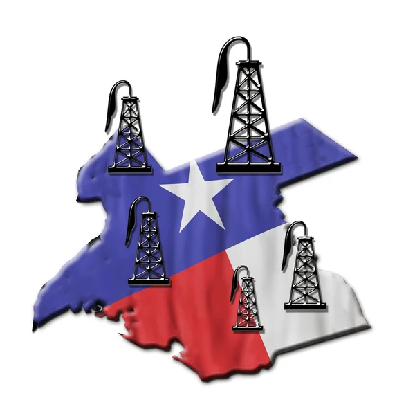 Texas Big Oil. — Zdjęcie stockowe