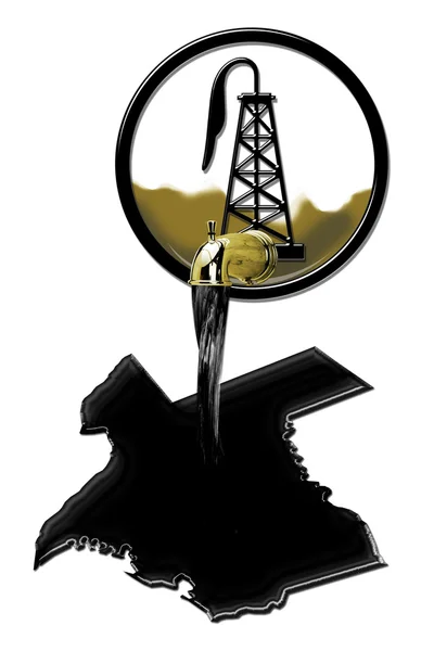 Petrolíferas do Texas. — Fotografia de Stock