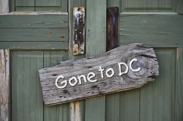 Gone to DC. — Stock Photo, Image