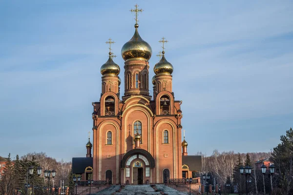 Orthodoxe Kirche Einer Der Städte Russlands — Stockfoto