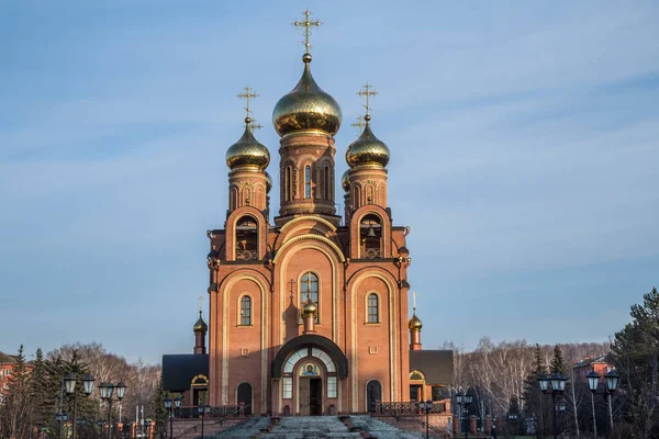 Cerkiew Jeden Miasto Rosja Zdjęcie Stockowe