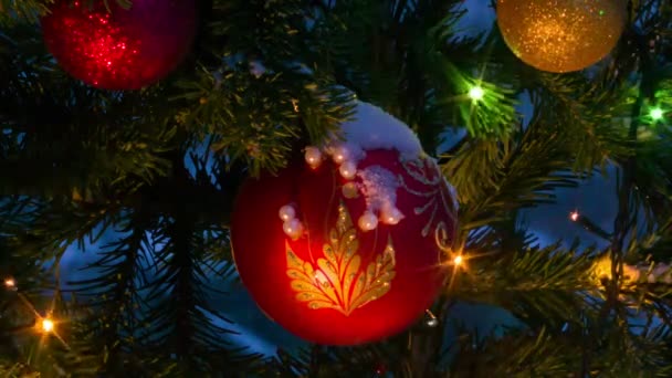 Karácsonyi dekorációk — Stock videók