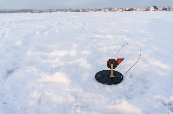 Pesca de Inverno — Fotografia de Stock