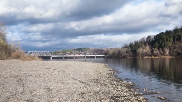 Tom River in western Siberia — Stock Footage Tom River in western Siberia Royalty Free Stock Video